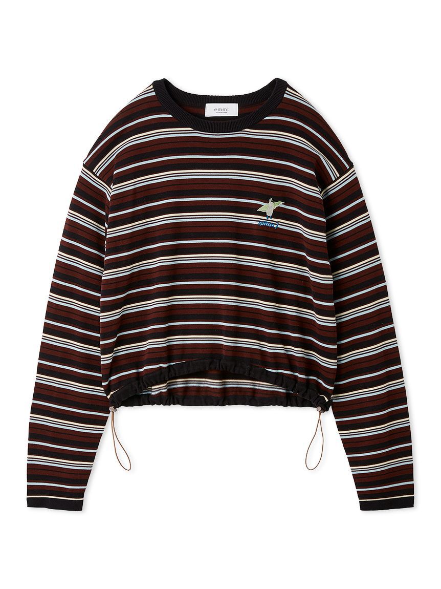 emmi atelier「【Global warming】ボーダーニットトップス」|ニット・セーター|