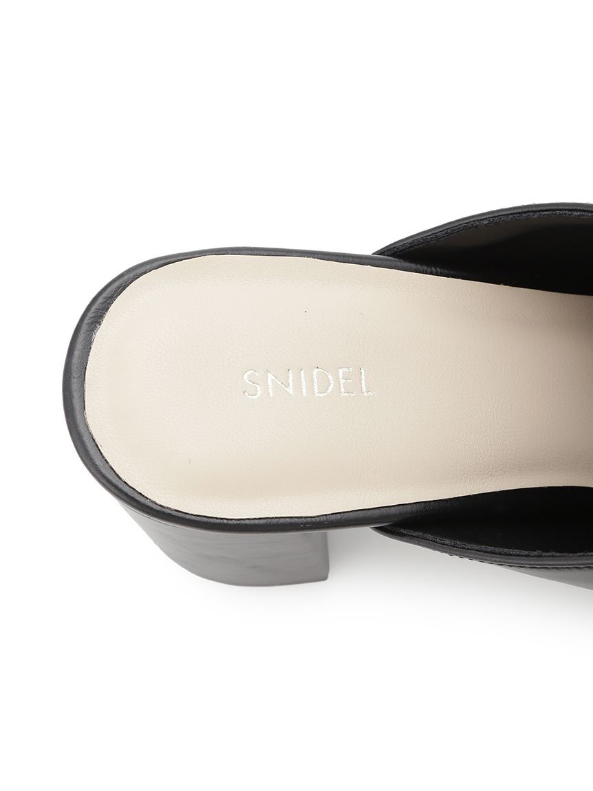 SNIDEL「ローファーサボ」|サンダル|
