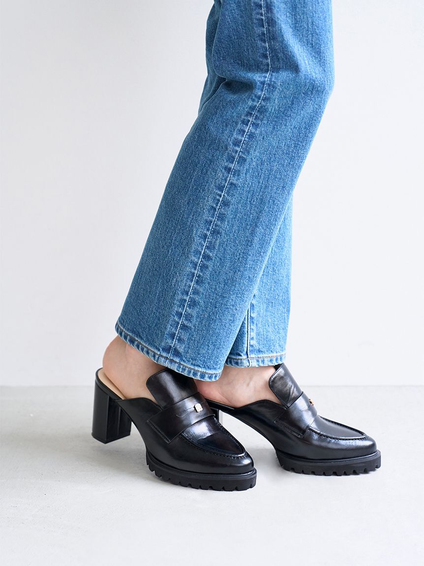 SNIDEL「ローファーサボ」|サンダル|