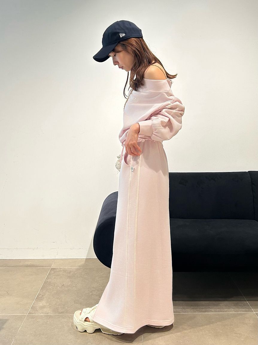 SNIDEL「【WEB限定カラーあり】UVカットワンショルスウェットプルオーバー」|スウェット・ジャージ|