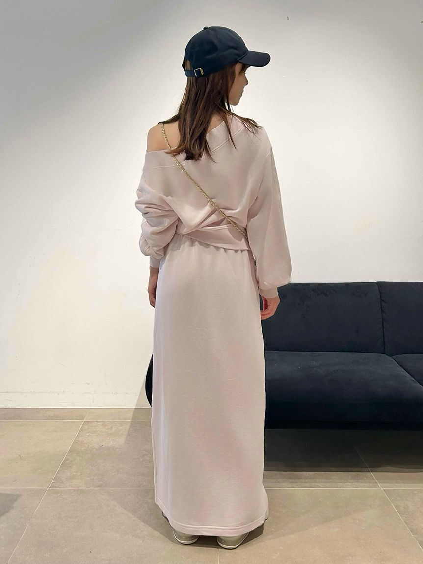 SNIDEL「【WEB限定カラーあり】UVカットワンショルスウェットプルオーバー」|スウェット・ジャージ|