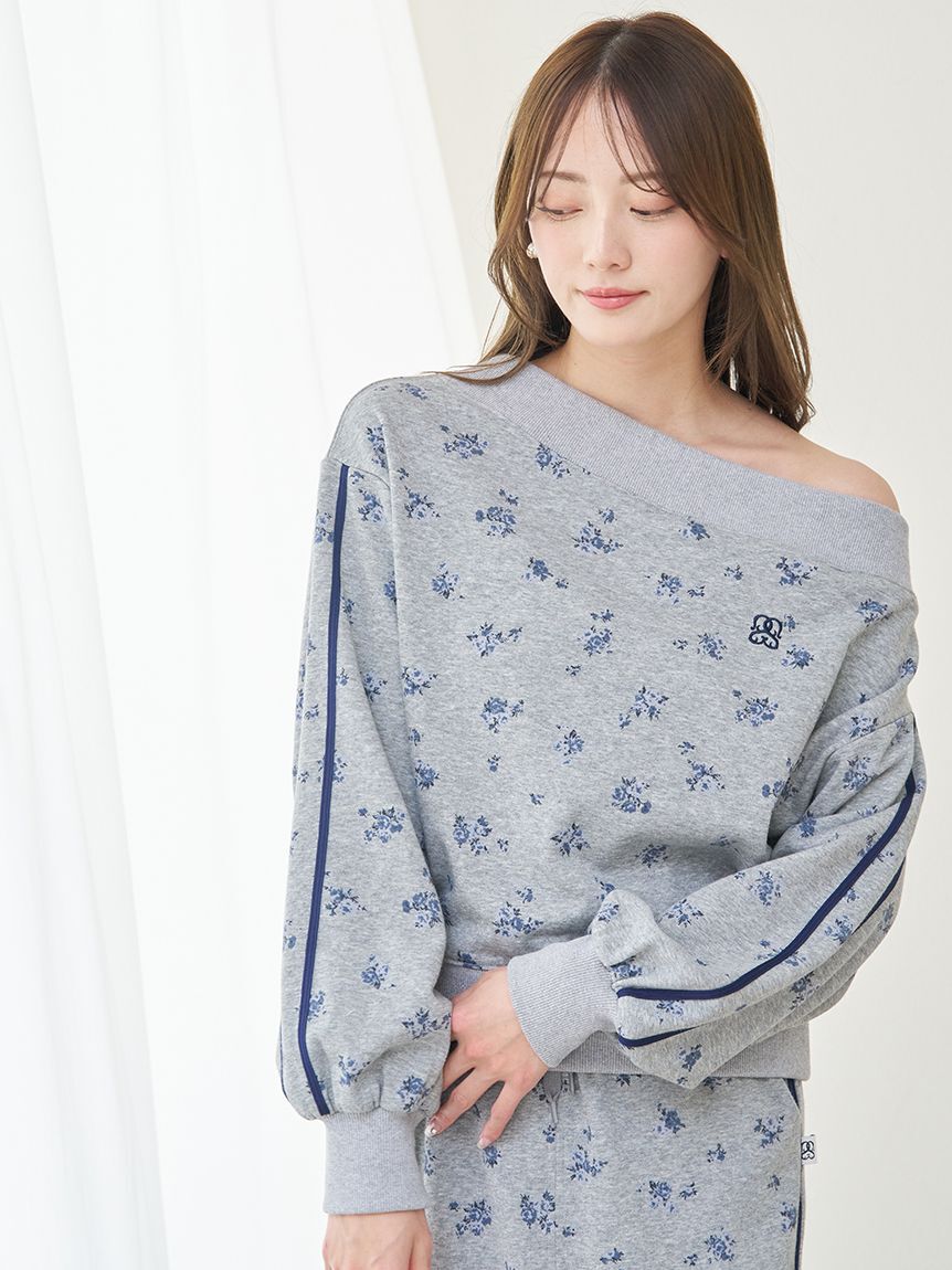 SNIDEL「【WEB限定カラーあり】UVカットワンショルスウェットプルオーバー」|スウェット・ジャージ|