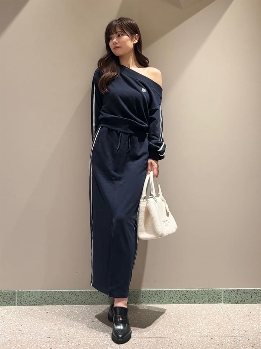 SNIDEL「【WEB限定カラーあり】UVカットワンショルスウェットプルオーバー」|スウェット・ジャージ|