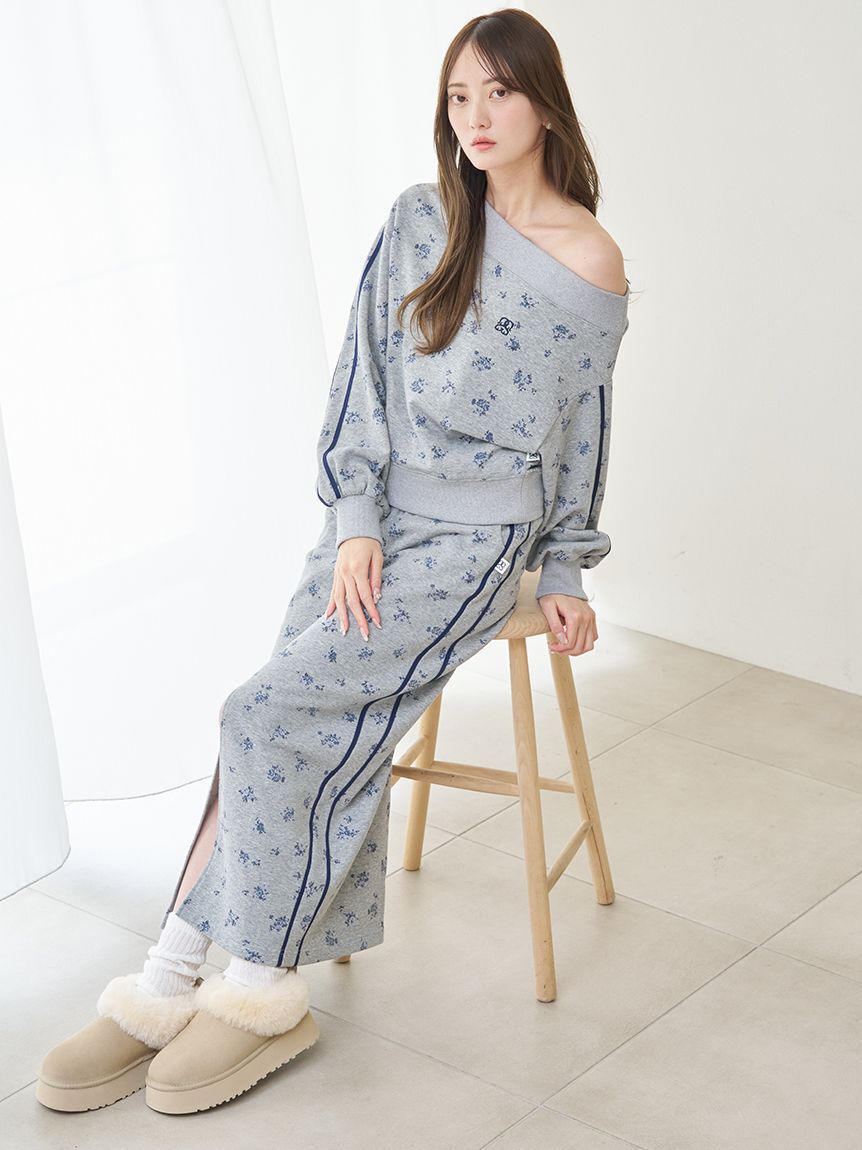 SNIDEL「【WEB限定カラーあり】UVカットワンショルスウェットプルオーバー」|スウェット・ジャージ|