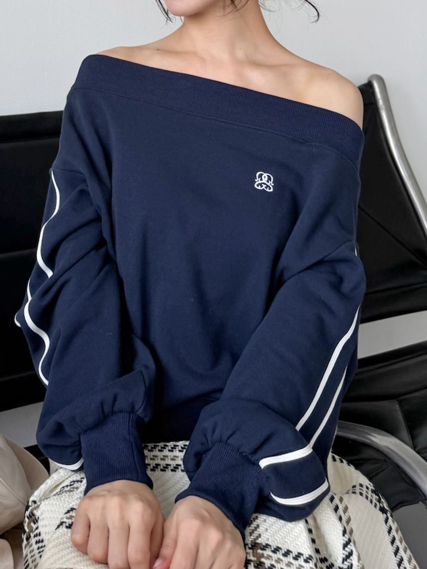 SNIDEL「【WEB限定カラーあり】UVカットワンショルスウェットプルオーバー」|スウェット・ジャージ|