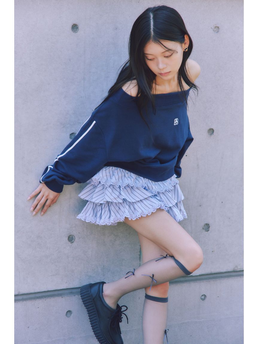 SNIDEL「【WEB限定カラーあり】UVカットワンショルスウェットプルオーバー」|スウェット・ジャージ|