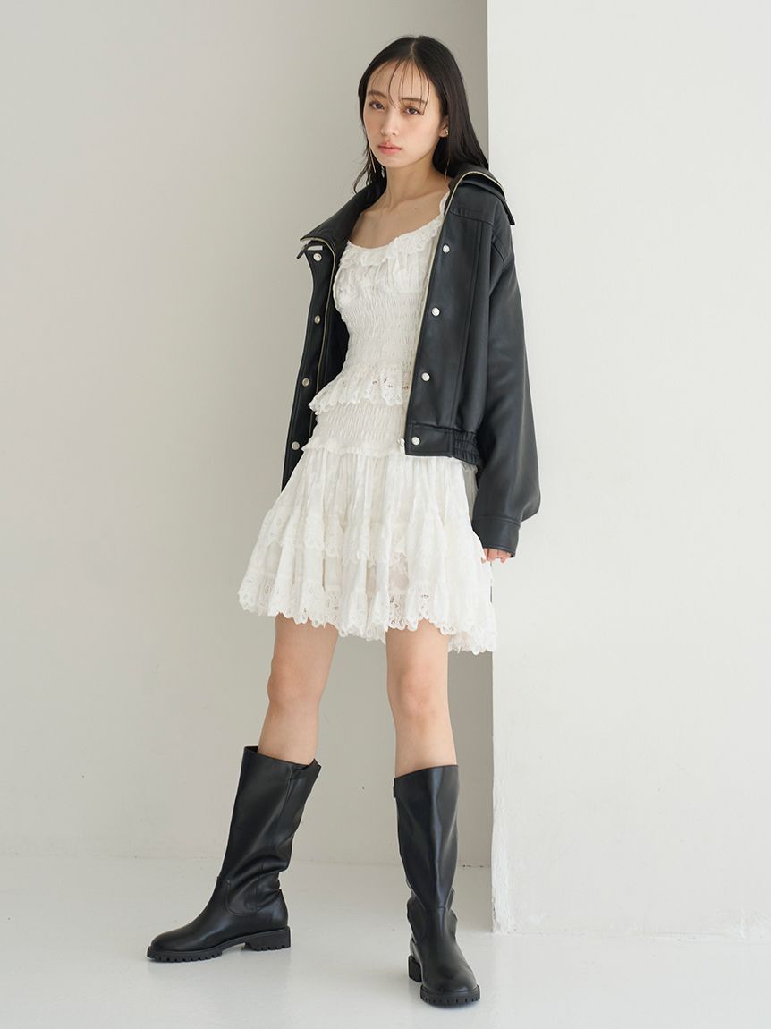 SNIDEL「コットンシャーリングブラウス」|シャツ・ブラウス|