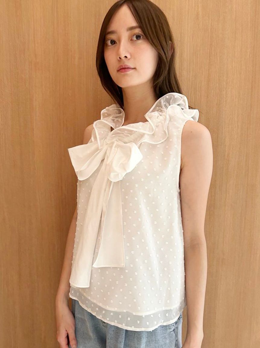 CELFORD「フルールカラーリボンブラウス」|シャツ・ブラウス|