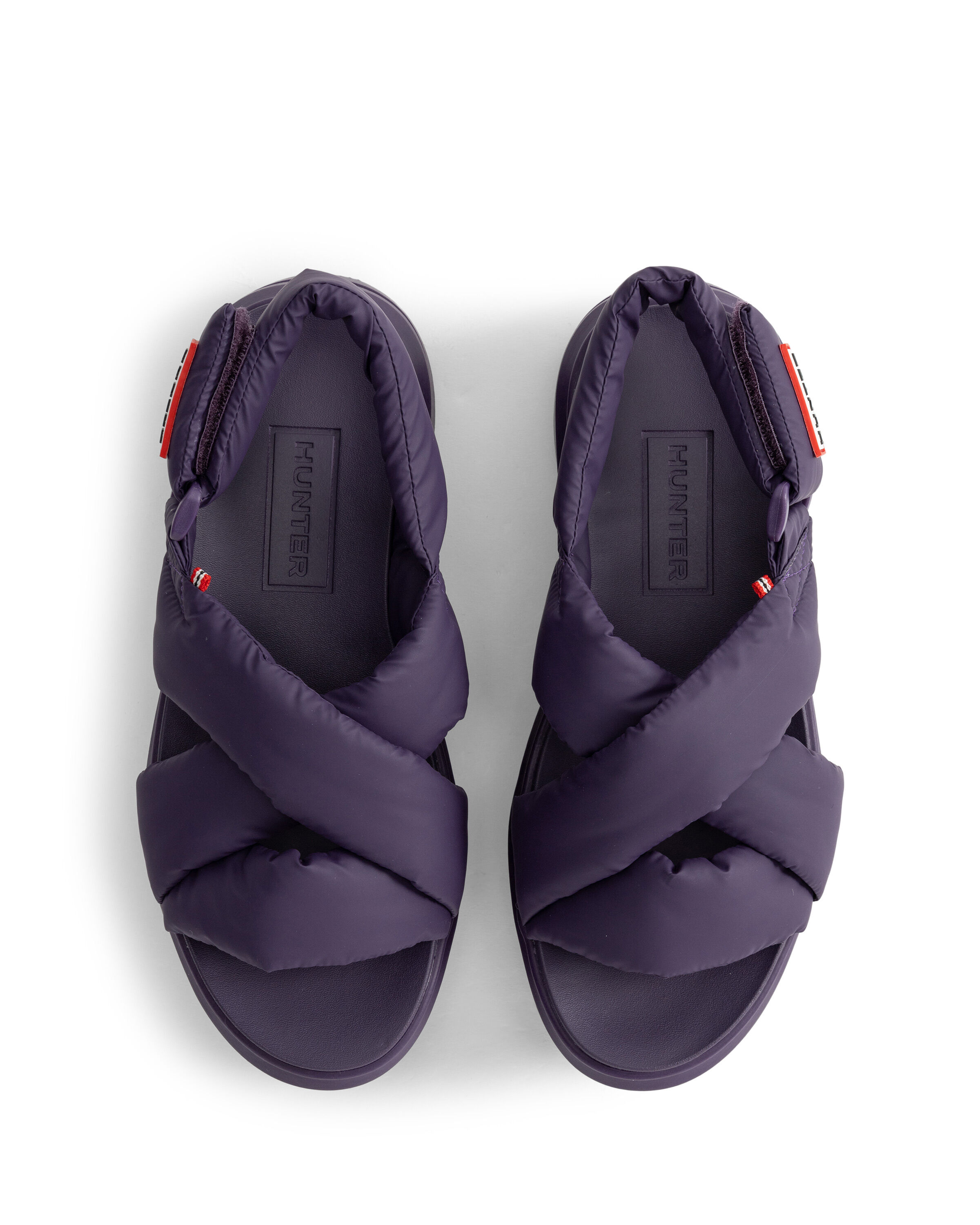 HUNTER「ユニセックス シティ リベル パフド クロスオーバー サンダル」|サンダル|