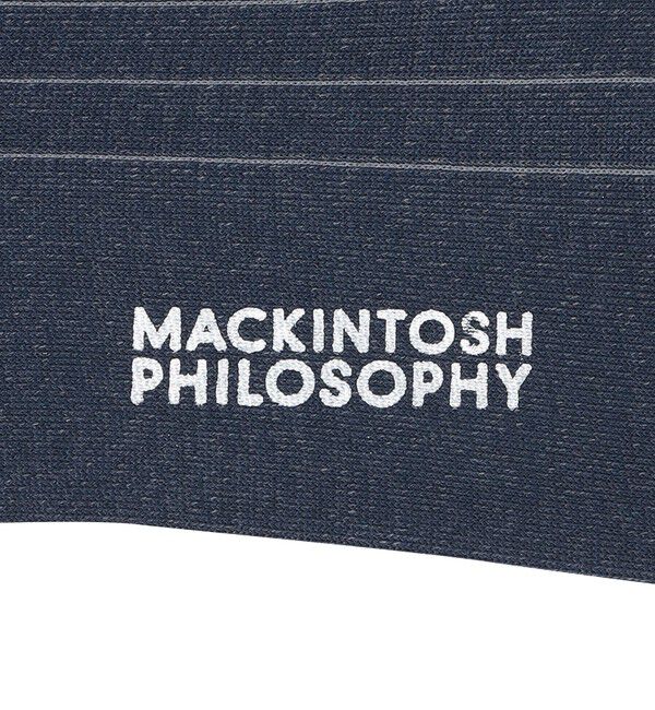 MACKINTOSH PHILOSOPHY「リブストライプ ビジネスソックス」|ソックス|