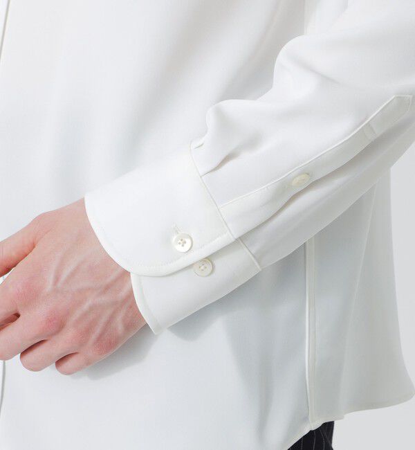  「サテンリボンタイ シャツ」|シャツ・ブラウス|