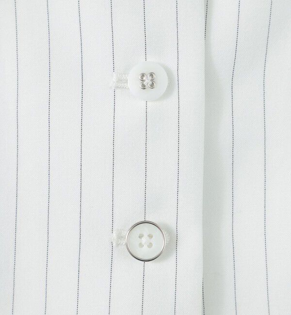  「【ウォッシャブル/セットアップ対応】ピンストライプベスト」|ベスト・ジレ|