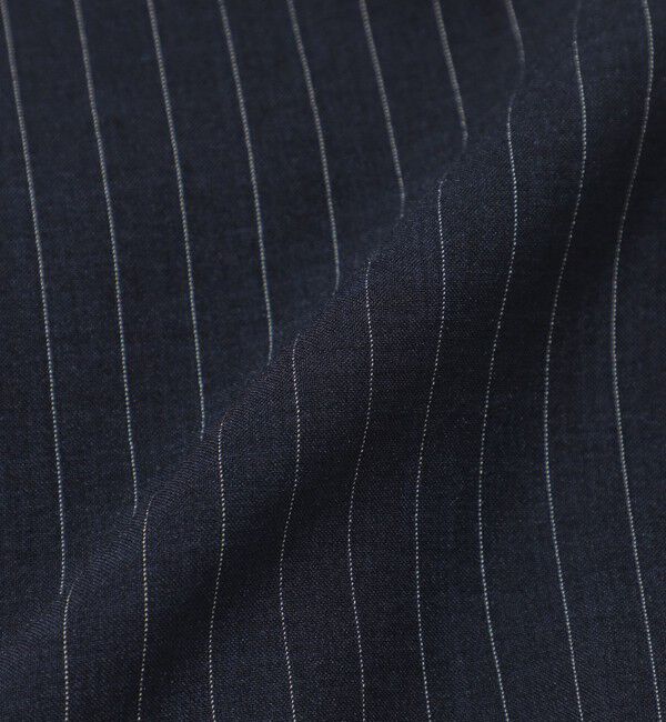  「【ウォッシャブル/セットアップ対応】ピンストライプベスト」|ベスト・ジレ|