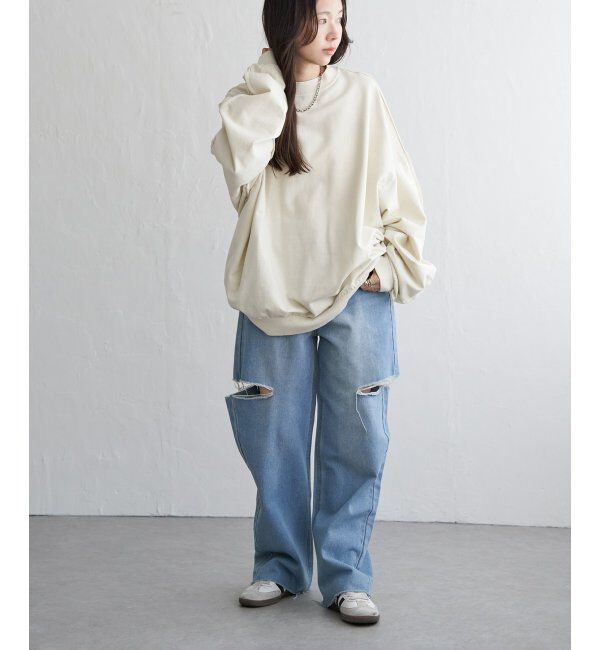 VENCE share style「インサイドアウトプルオーバー」|スウェット・ジャージ|