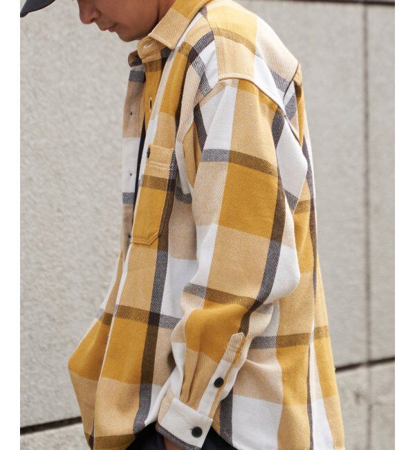 VENCE share style「TCヘビーネルシャツ」|シャツ・ブラウス|イエロー