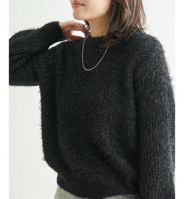 VENCE share style「6G片畦ラメシャギープルオーバー」|ニット・セーター|