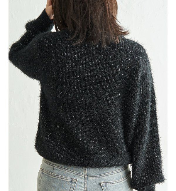 VENCE share style「6G片畦ラメシャギープルオーバー」|ニット・セーター|