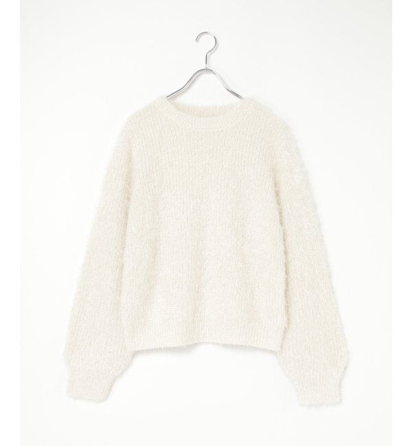 VENCE share style「6G片畦ラメシャギープルオーバー」|ニット・セーター|