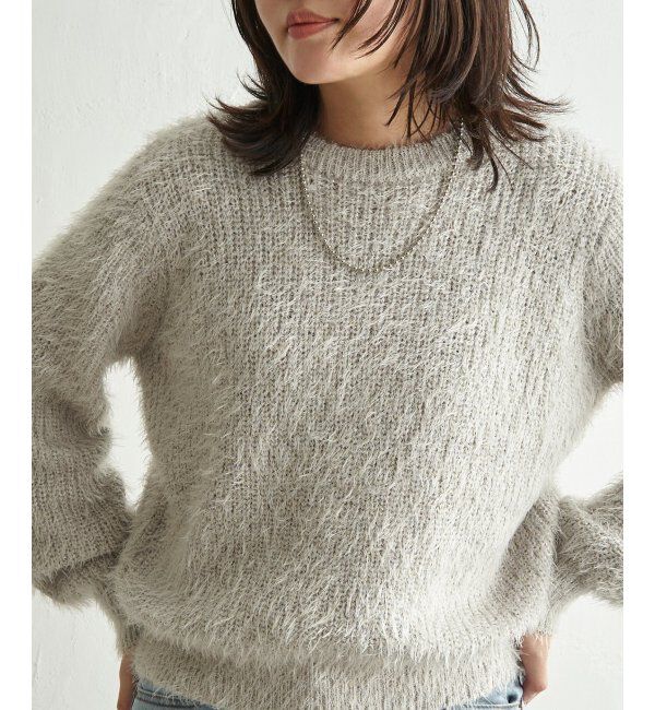 VENCE share style「6G片畦ラメシャギープルオーバー」|ニット・セーター|