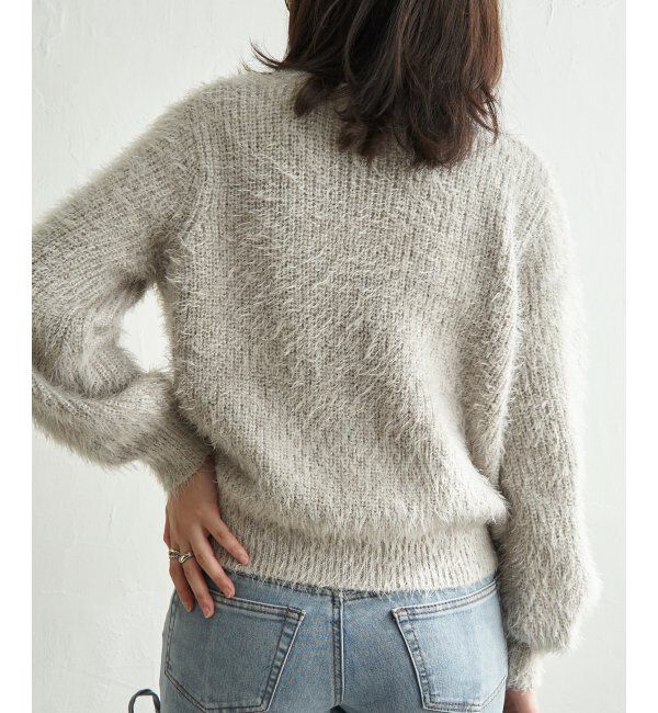 VENCE share style「6G片畦ラメシャギープルオーバー」|ニット・セーター|