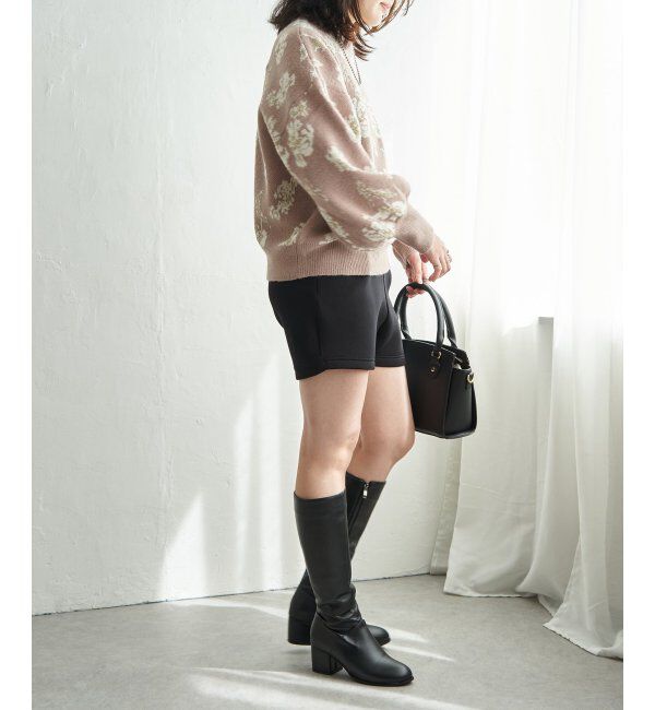 VENCE share style「フラワ－ジャガードプルオーバー」|ニット・セーター|