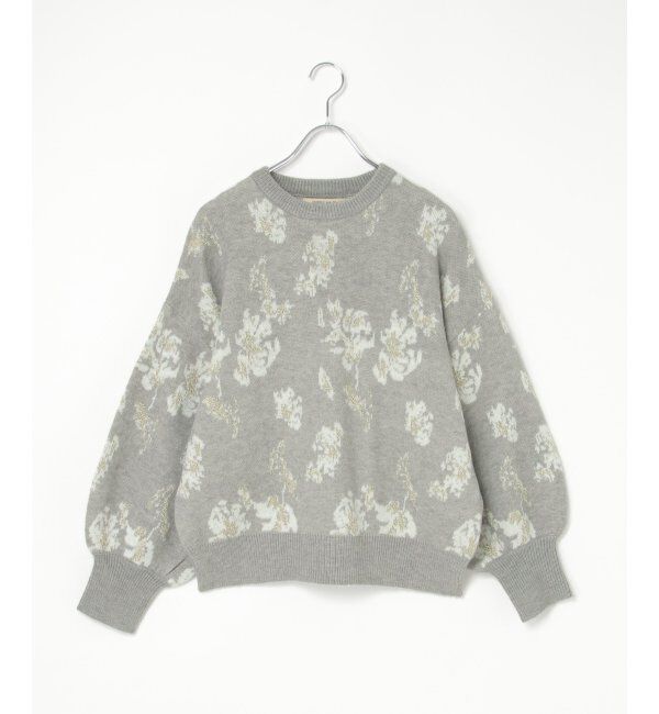 VENCE share style「フラワ－ジャガードプルオーバー」|ニット・セーター|