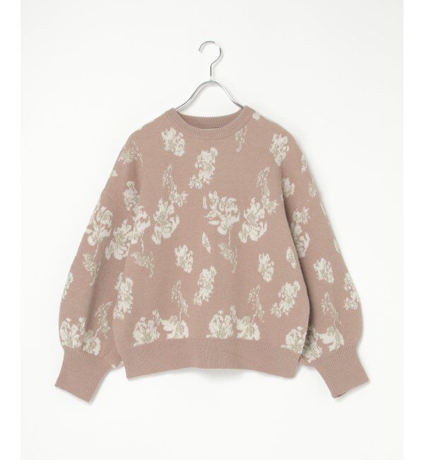 VENCE share style「フラワ－ジャガードプルオーバー」|ニット・セーター|