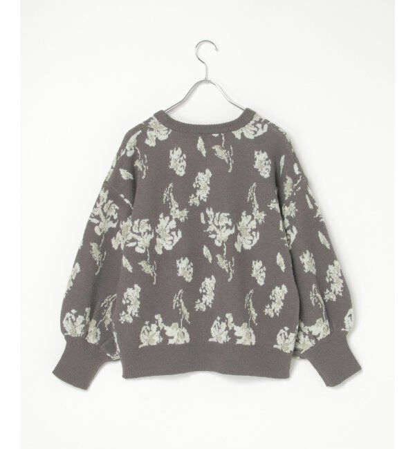 VENCE share style「フラワ－ジャガードプルオーバー」|ニット・セーター|
