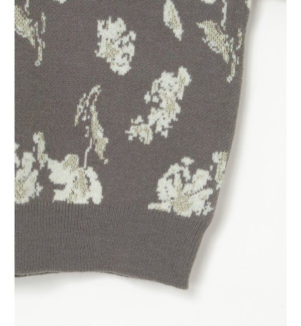 VENCE share style「フラワ－ジャガードプルオーバー」|ニット・セーター|