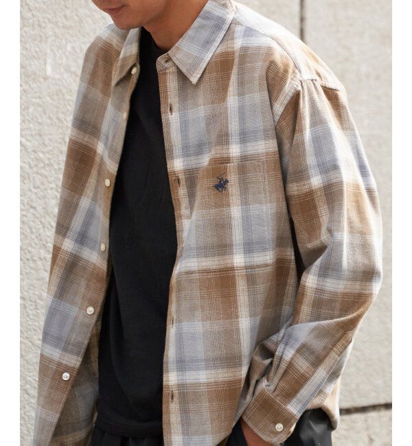 VENCE share style「BEVERLY HILLS POLO CLUB ネルチェックシャツ」|シャツ・ブラウス|
