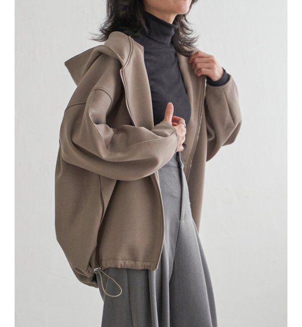 VENCE share style「ダンボールフードジャケット」|その他|ブラウンケイ