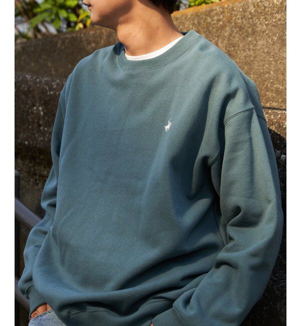 VENCE share style「BEVERLY HILLS POLO CLUB 裏起毛クルーネックプルオーバー」|スウェット・ジャージ|グリーン