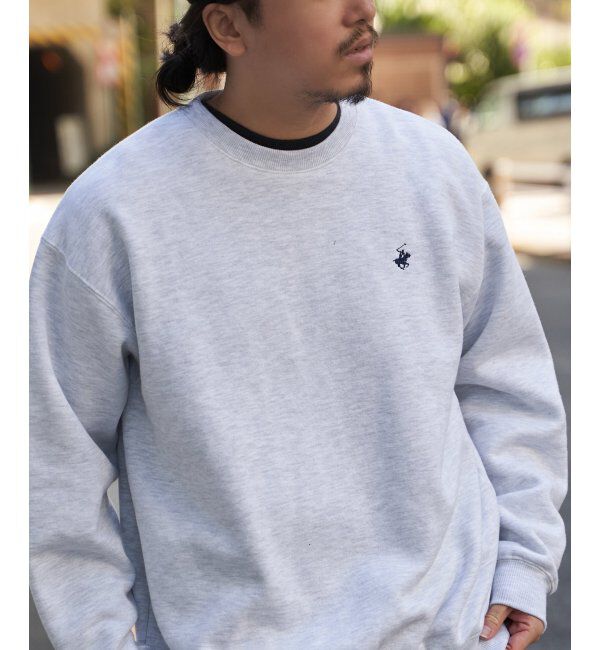 VENCE share style「BEVERLY HILLS POLO CLUB 裏起毛クルーネックプルオーバー」|スウェット・ジャージ|
