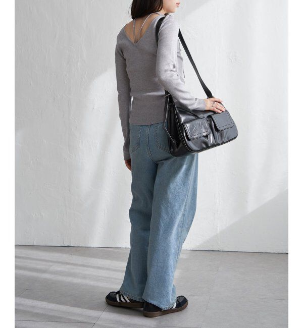 VENCE share style「チョーカー付き前後2WAYニット」|タンクトップ|