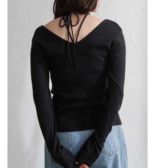 VENCE share style「チョーカー付き前後2WAYニット」|タンクトップ|