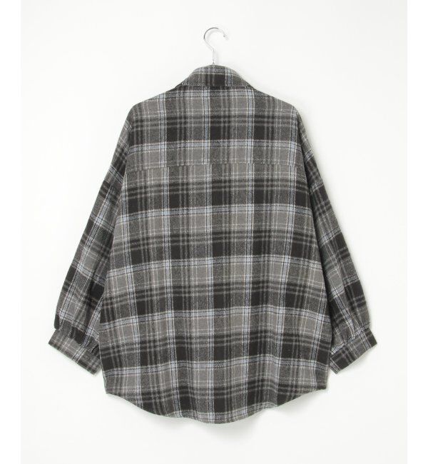 VENCE share style「起毛チェックオーバーシャツ」|シャツ・ブラウス|