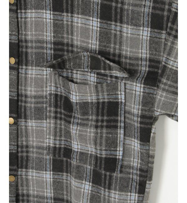 VENCE share style「起毛チェックオーバーシャツ」|シャツ・ブラウス|