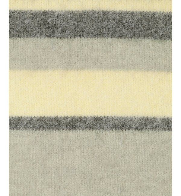 VENCE share style「ボーダークロッップドプルオーバー」|ニット・セーター|