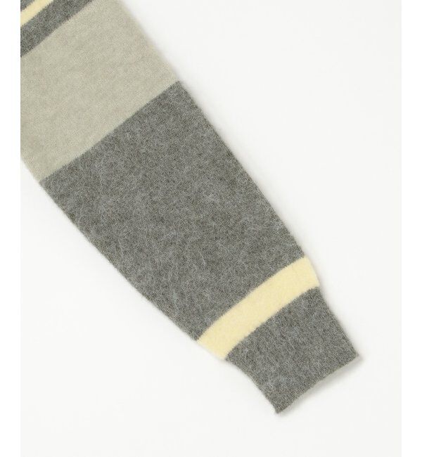 VENCE share style「ボーダークロッップドプルオーバー」|ニット・セーター|