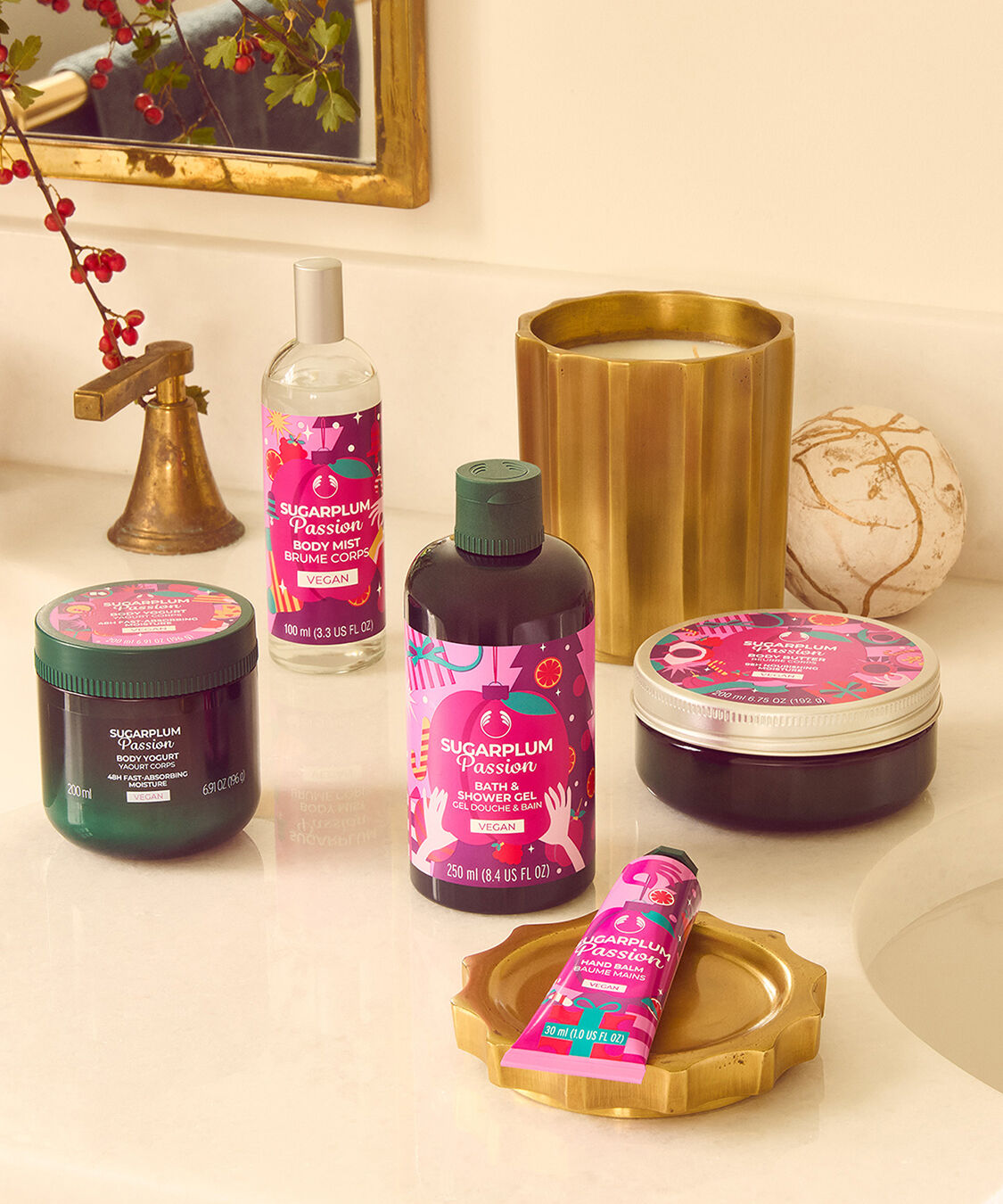 THE BODY SHOP「【数量限定】ハンドバーム シュガープラムパッション 30mL」|ハンドケア|