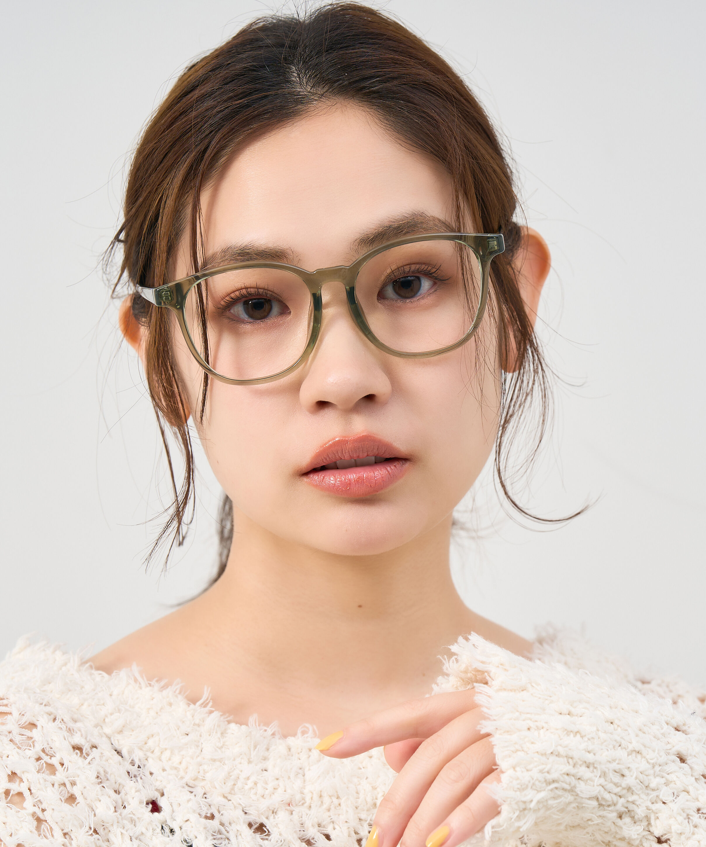  「Zoff | ウェリントン型 メガネ クリアフレーム 黒縁 伊達メガネ レンズ交換券付き」|メガネ|