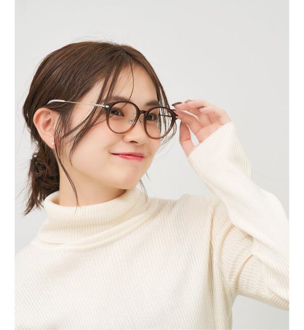  「Zoff｜FRUITS ZIPPER [松本かれん(まつもと かれん)ﾓﾃﾞﾙ] メガネ | フルーツジッパー 眼鏡 レンズ交換券付」|メガネ|