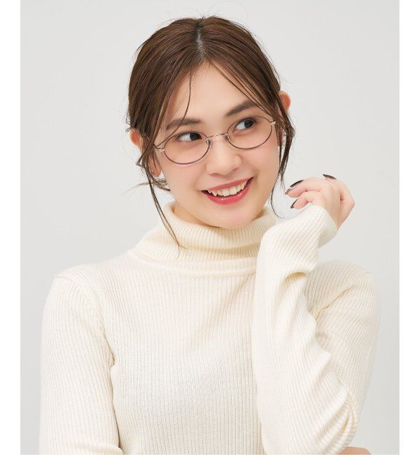  「Zoff｜FRUITS ZIPPER [鎮西寿々歌(ちんぜい すずか)ﾓﾃﾞﾙ] メガネ | フルーツジッパー 眼鏡 レンズ交換券付」|メガネ|