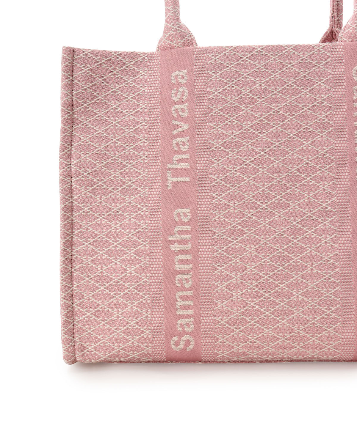 Samantha Thavasa「[Newカラー]ステッチワークジャガードトートバッグ」|トートバッグ|