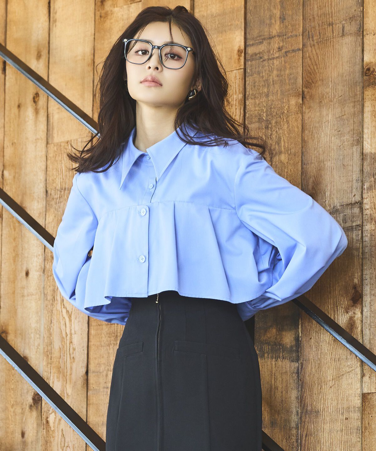 アンドクチュール「ヨークデザインタックシャツ」|シャツ・ブラウス|