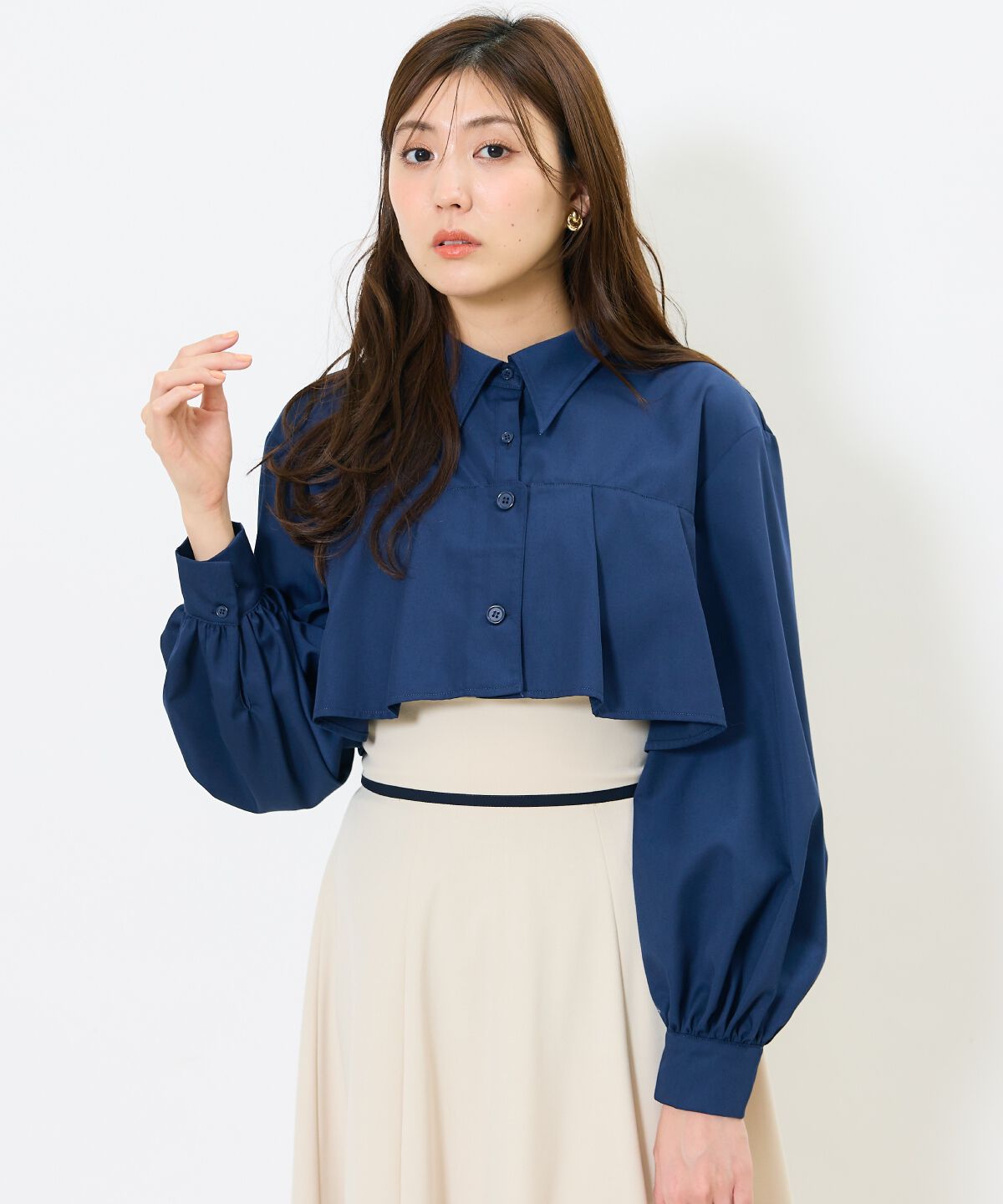 アンドクチュール「ヨークデザインタックシャツ」|シャツ・ブラウス|