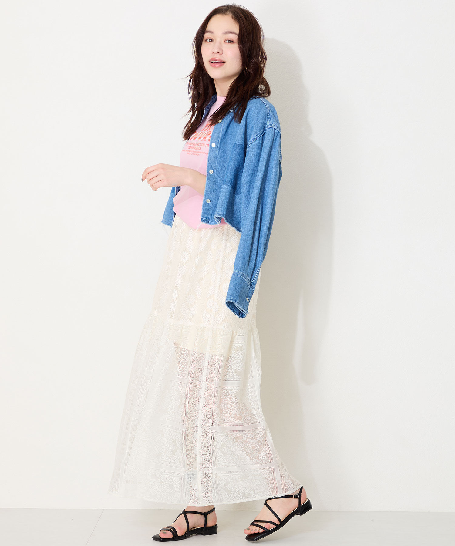 WA Oriental TRaffic「●2025春夏新作●ナローストラップフラットサンダル/52209 サンダル　フラット 抜け感 人気 トレンド」|サンダル|