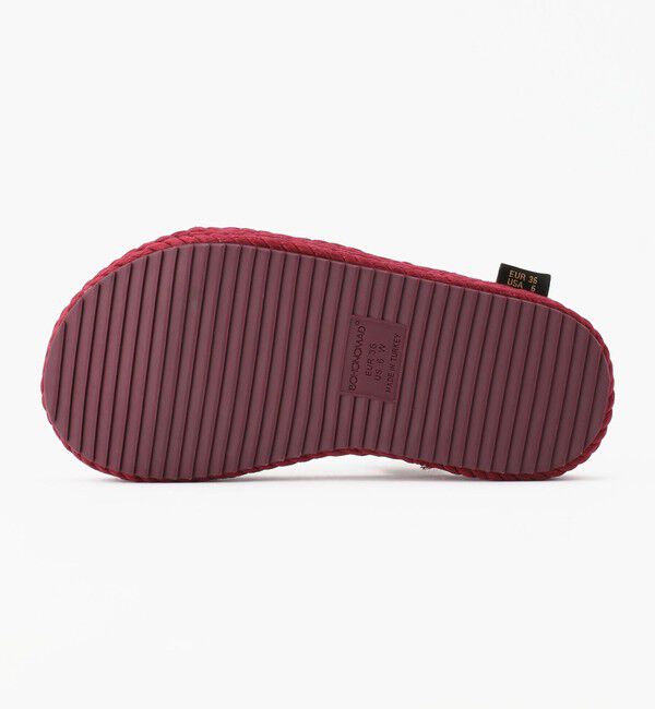 BOHONOMAD「【BOHONOMAD】ミコノス/クラレットレッド/サンダル メンズ レディース/プラットフォーム」|サンダル|