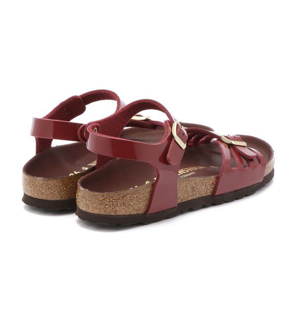 BIRKENSTOCK「【ビルケンシュトック】バリ ハーフエクスクィジット/パテントボルドー ビルコフロー/サンダル」|サンダル|