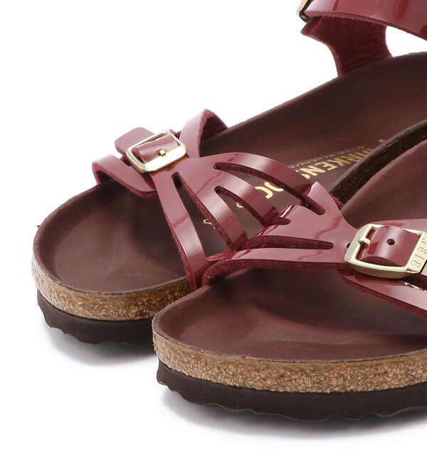 BIRKENSTOCK「【ビルケンシュトック】バリ ハーフエクスクィジット/パテントボルドー ビルコフロー/サンダル」|サンダル|